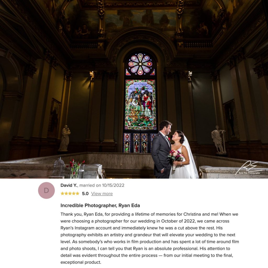 One North Broad Masonic Temple Wedding Review