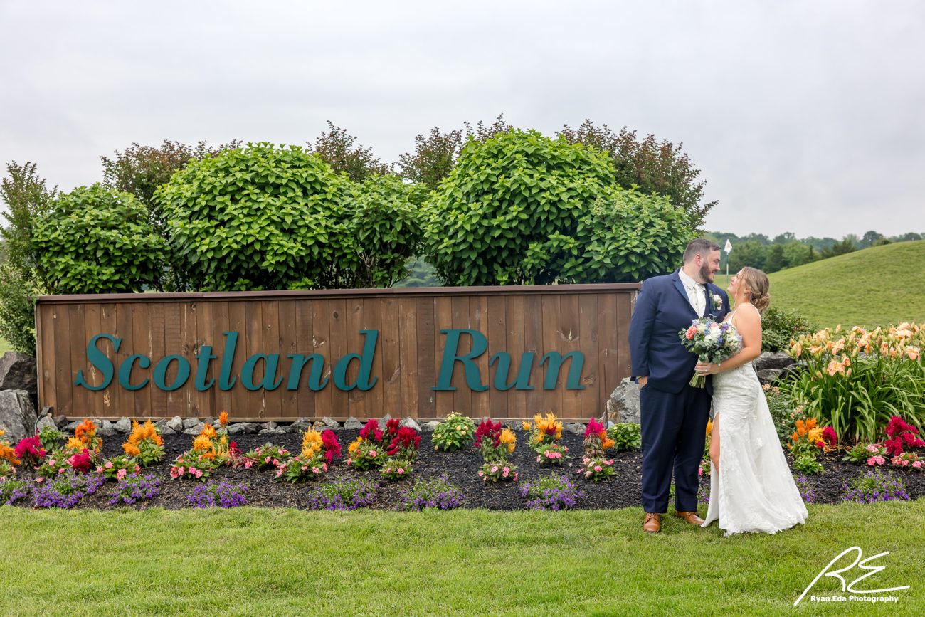 Scotland Run Wedding - Emily and Nick