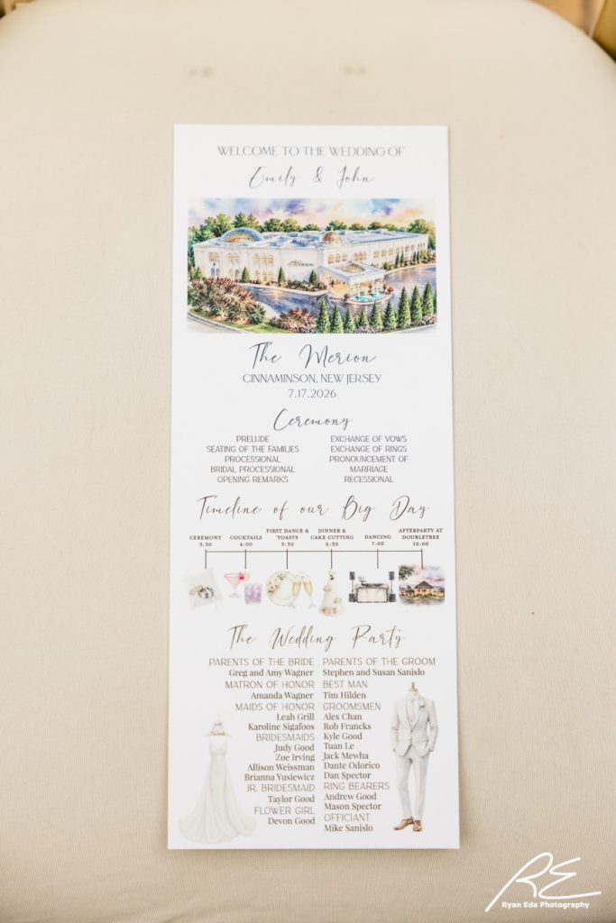 Merion Wedding - Emily and John