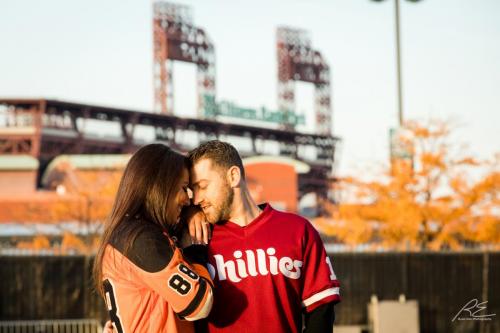 Engagement Session at the Linc Philly
